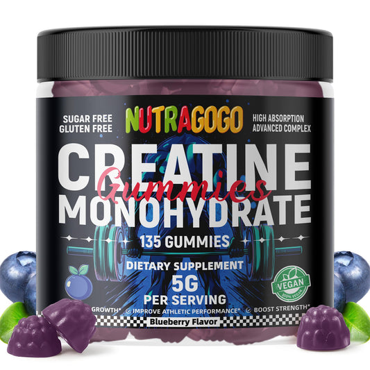 NUTRAGOGO Creatine Monohydrate Gummies front label