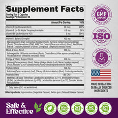 NutraHarmony menopause capsules packaging