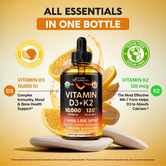 USDA Organic seal on NutraHarmony D3 K2 drops