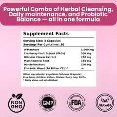 Bottle showing 90 vegan capsules