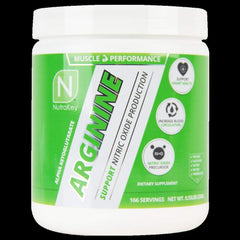 NutraKey Arginine Powder 250 g container front label