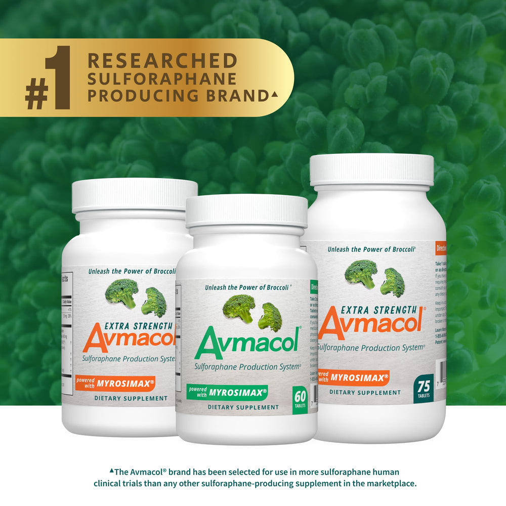 Healthy lifestyle concept with Avmacol bottle