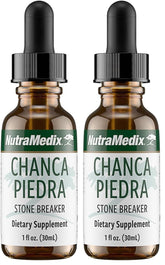 NutraMedix Chanca Piedra Drops bottle and packaging (1oz/30ml) Pack of 2