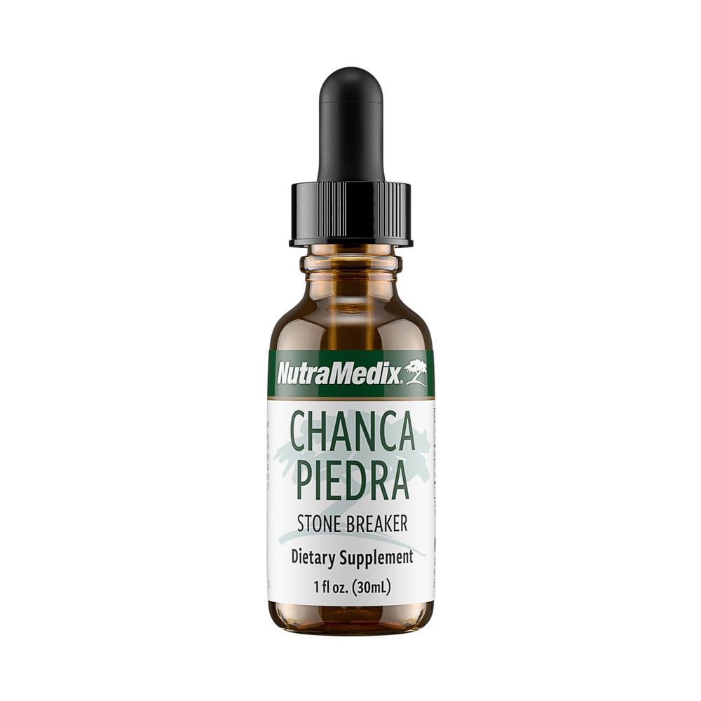 Bottle of NutraMedix Chanca Piedra Stone Breaker Drops 1oz