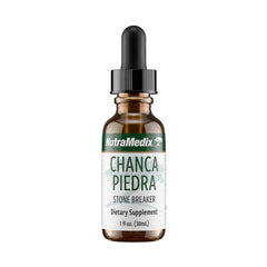 Bottle of NutraMedix Chanca Piedra Stone Breaker Drops 1oz