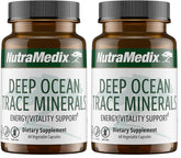 NutraMedix Deep Ocean Trace Minerals 1000mg bottle – pack of 2, 60 capsules.