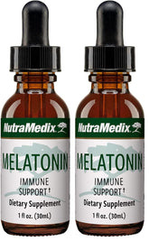 NutraMedix Melatonin Night Time Drops bottle front