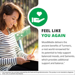 MoodMedix mood and stress support drops in use