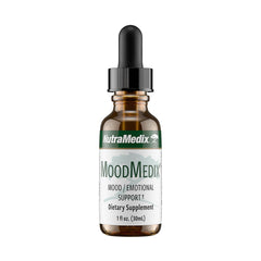 MoodMedix turmeric and Cat's Claw liquid tincture bottle close-up