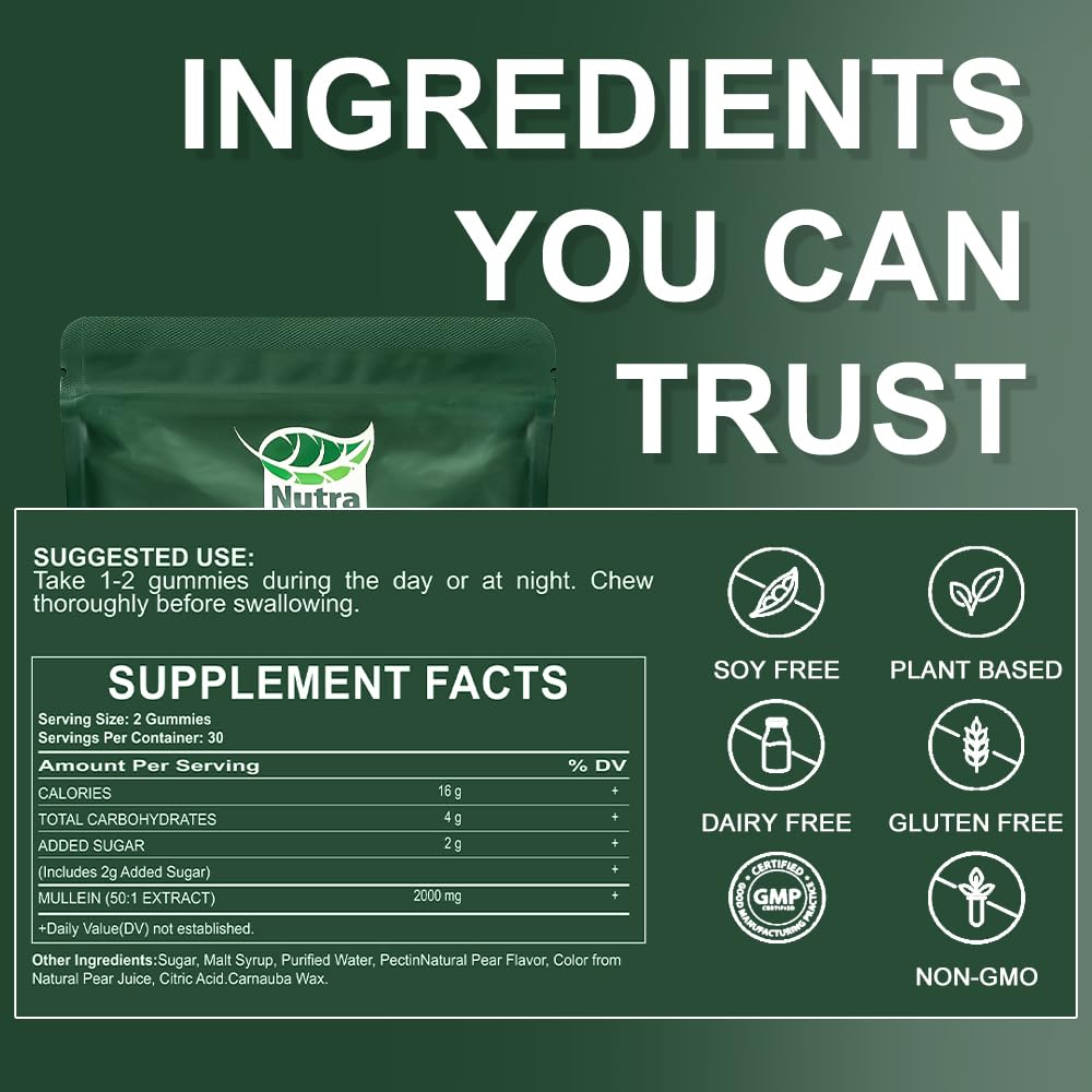 Gummy bottle showing digestive and immune support benefits
