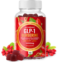 NutraPep Berberine HCl GLP-1 Gummies bottle front view