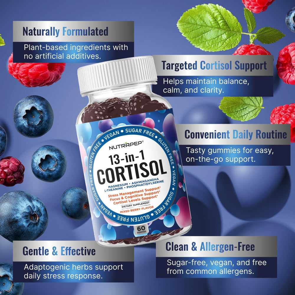 Vegan sugar-free gummies concept with berry flavor