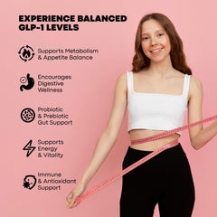 NutraPep GLP-1 capsules arranged for display