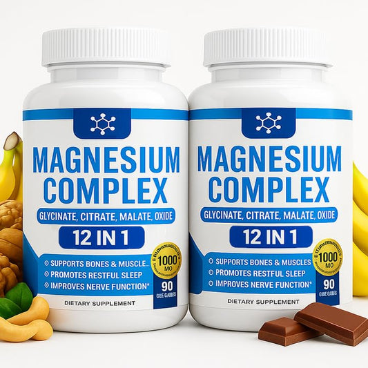 Nutrapure Magnesium Complex 12-in-1 1000mg capsules bottle
