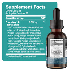 Nutraville Pineal Guardian X drops in glass showing liquid formula