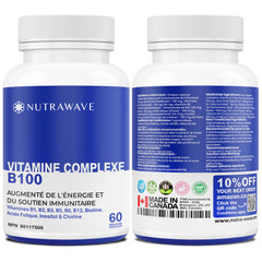 Daily dosage chart for Nutrawave Vitamin B Complex