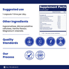 Images showing hair and skin benefits from Vitamin B Complex