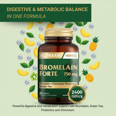 High-potency bromelain detail illustration