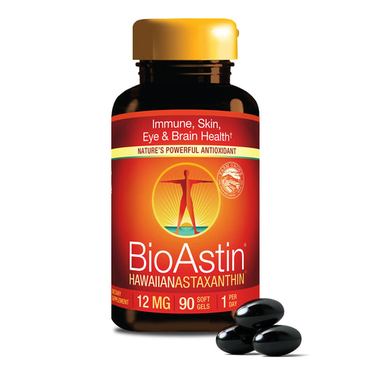 Nutrex Hawaii BioAstin 4mg 60 softgels front label
