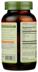 Close-up of Hawaiian Spirulina ingredients and label
