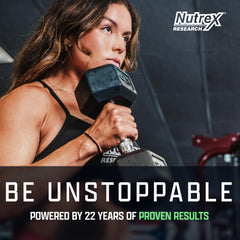 Nutrex Research mixed drink in shaker demonstrating easy dissolution