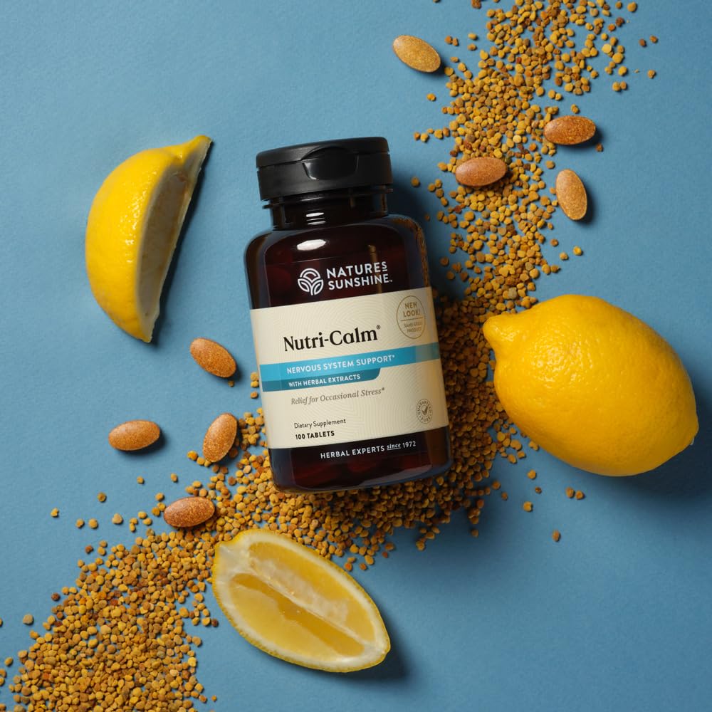 Nutri-Calm formula showing vitamin C and B-Complex vitamins