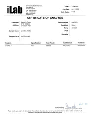 Third-party lab testing badge for Nutri Urolithin A