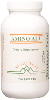 Nutri-West Amino All 240 Tablets bottle front