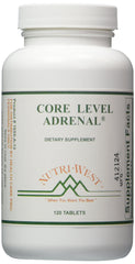 Nutri-West Core Level Adrenal bottle front for daily use.