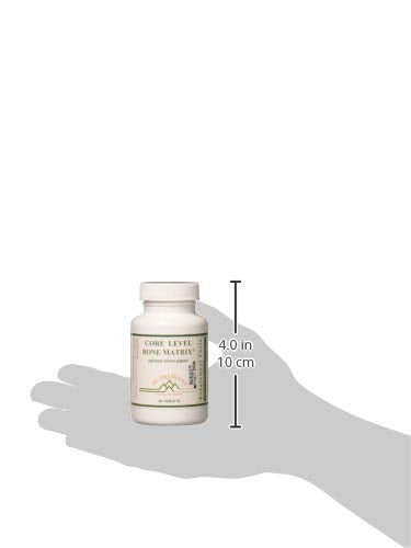 Nutrition facts label for Nutri-West Core Level Bone Matrix 60 Tablets