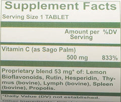 Nutri-West Sago-C-500 90 Tablets packaging box