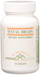 Nutri-West Total Brain 90 bottle - front view