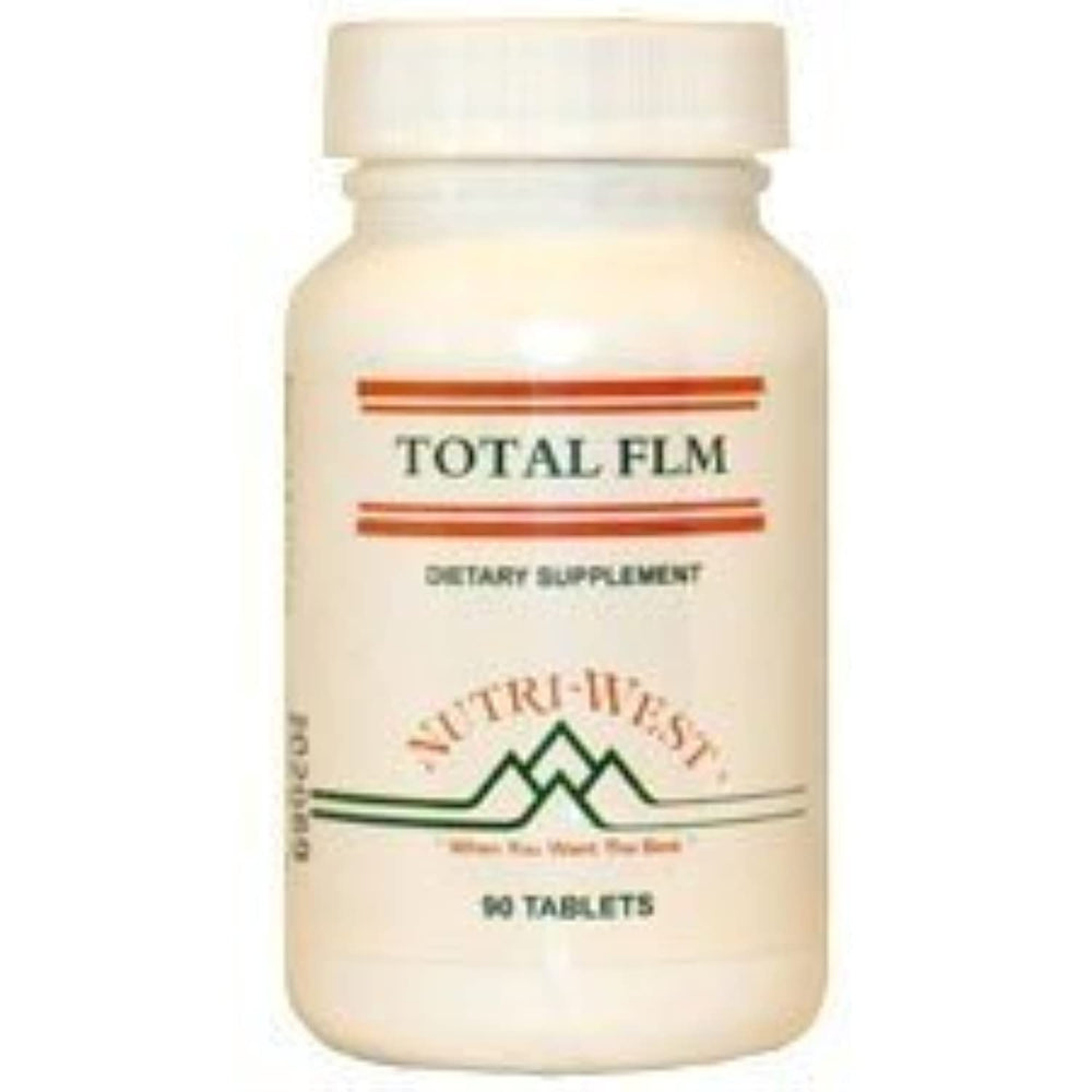 Nutri-West Total FLM 90 Tablets bottle - multivitamin/mineral supplement (USA-made)
