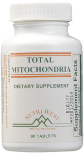 Nutri-West Total Mitochondria 90 Tablets bottle front view