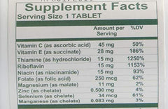 Nutri-West Total Mitochondria 90 Tablets label close-up