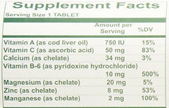 Total MULTIMUNE proprietary blend ingredients including colostrum, astragalus, maitake, green tea extract