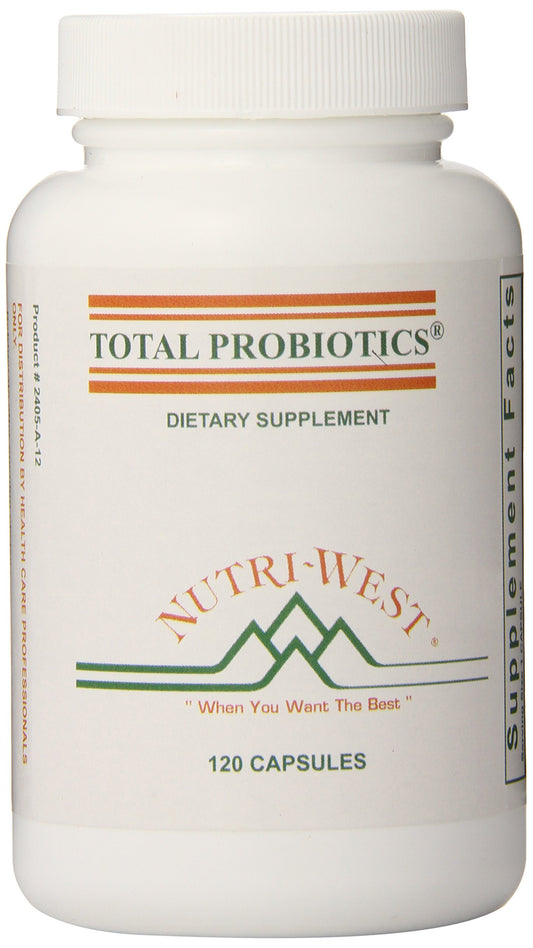 Nutri-West Total Probiotics bottle front label
