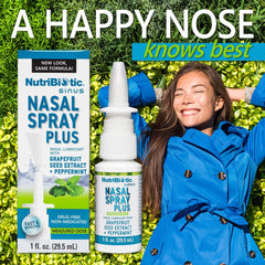 NutriBiotic nasal spray grapefruit seed extract—natural extracts support seasonal care.