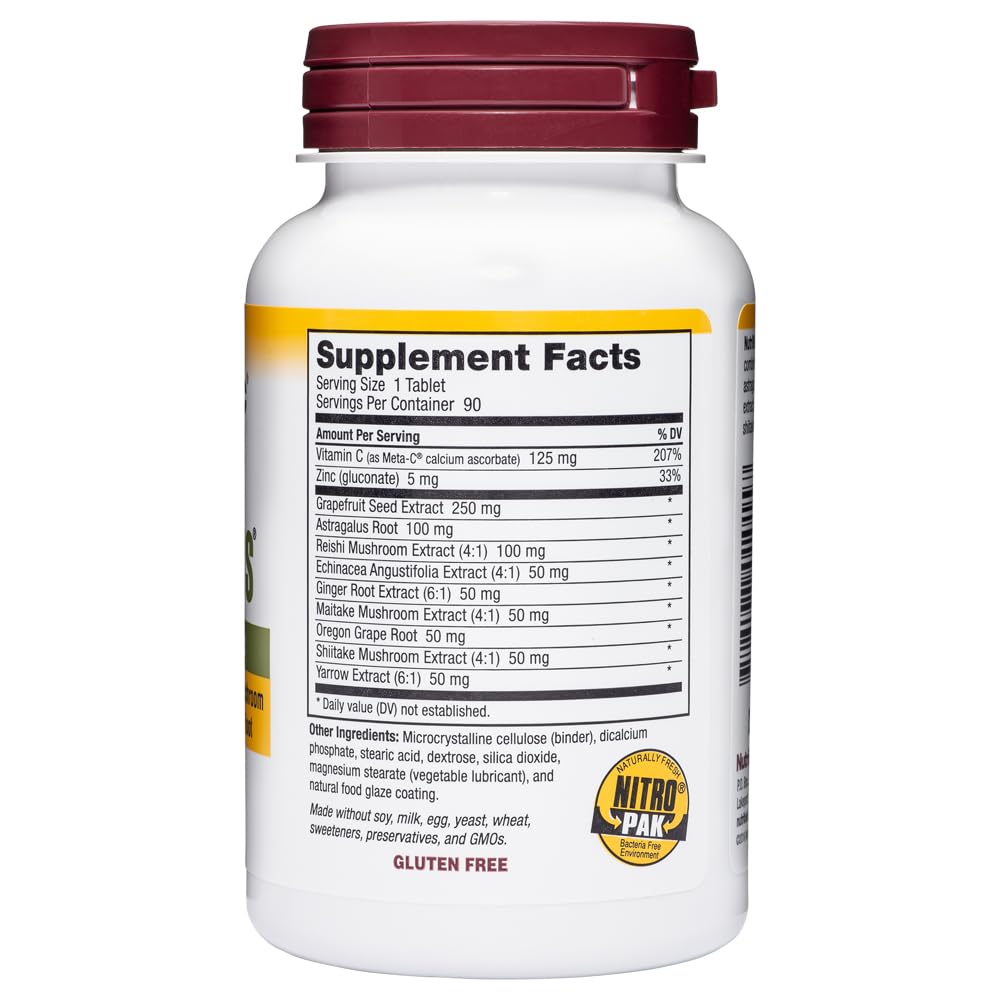 Vitamin C and Zinc ingredients