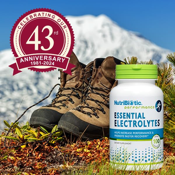 Nutrition facts panel for NutriBiotic Essential Electrolytes