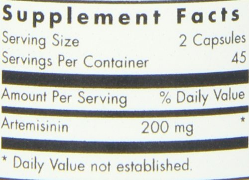 Nutricology Artemisinin supplement bottle on a white background