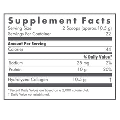 Hydrolyzed bovine collagen peptides illustration