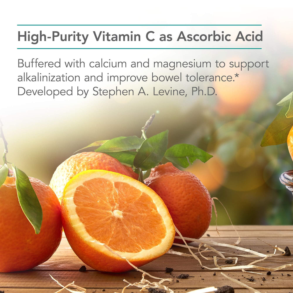 Nutrition label highlighting 1 g Vitamin C per serving