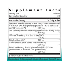 Close-up of Cognibrain ingredients and nootropic blend