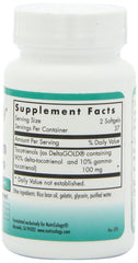 Delta-Fraction Tocotrienols bottle with label close-up