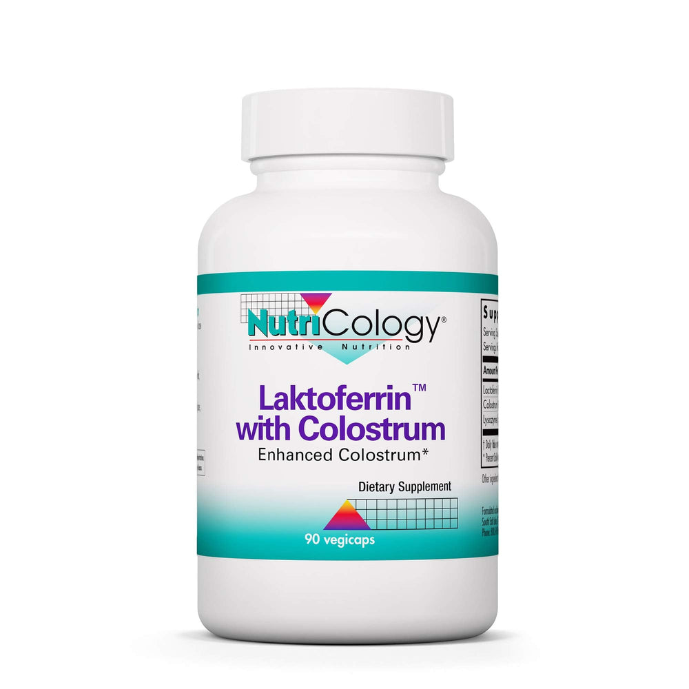 Nutricology Lactoferrin with Colostrum bottle and capsules, 90 count