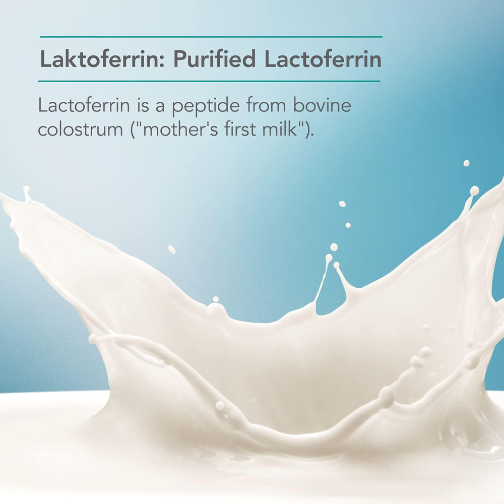 Lactoferrin and bovine colostrum ingredients label