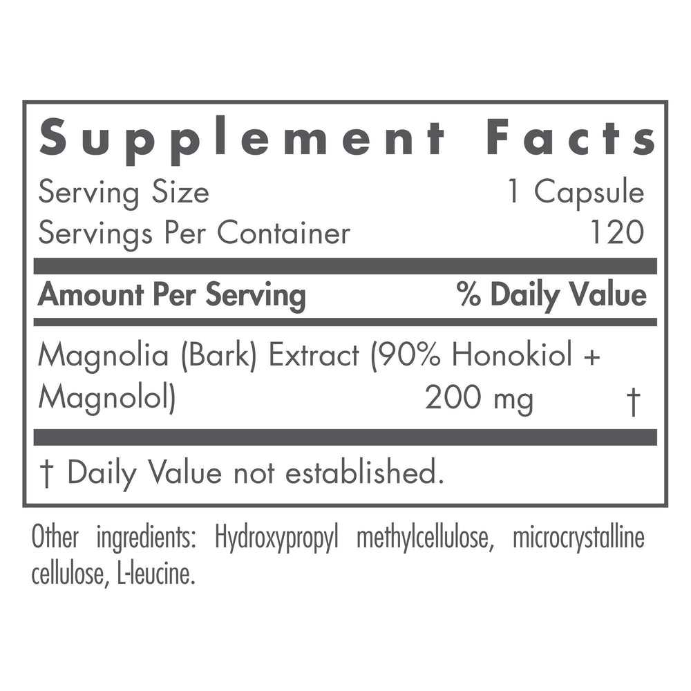 Graphic representing relaxation and sleep support from Magnolia extract