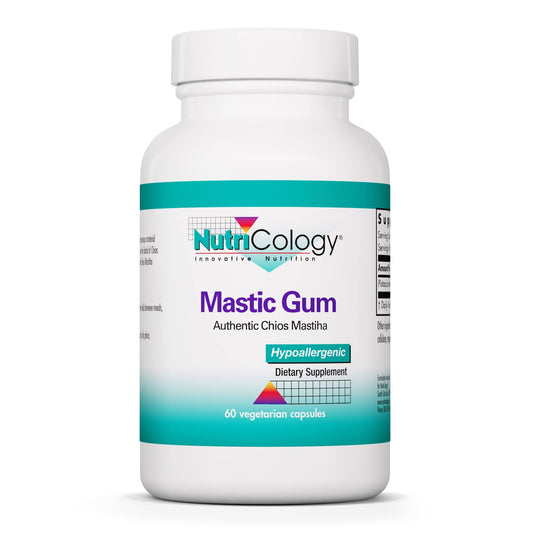 Nutricology Mastic Gum capsules bottle - 60 count
