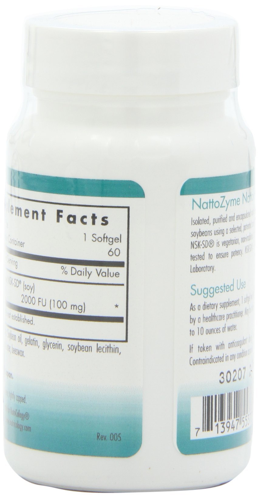 Close-up of purified nattokinase NSK-SD enzyme